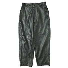 Autre Marque Ray BEAMS Pantalones de Cuero Sintético Negros
