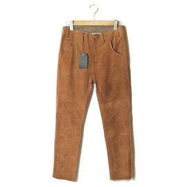 Autre Marque Bukht Goat Suede Tapered Pants Camel