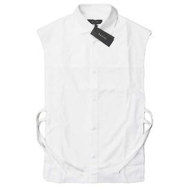 Autre Marque Gilet in popeline Qasimi SOOK POPLIN BIB SHIRT in cotone