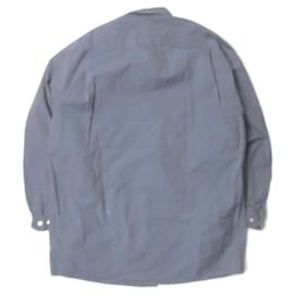 Autre Marque Camisa de mezclilla gourmet oversized gris