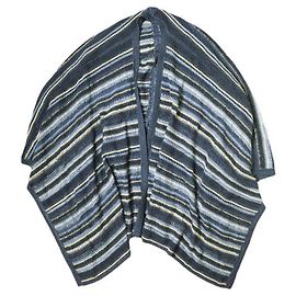 Ralph Lauren Purple Label Leinen-Seiden-Strick-Poncho-Cardigan XS-S