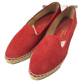 Autre Marque LES CHAUSSURES ESPADRILLES EN SUÈDE ROUGE LE CRABE ROUGE