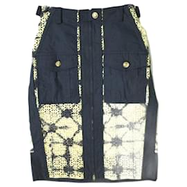 Autre Marque Falda de algodón utilitaria con bordado inglés impreso 3.1 Phillip Lim