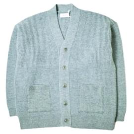 Autre Marque Ernie Palo SHETLAND WOLLE RIPPEN MITTLERER CARDIGAN Wollcardigan