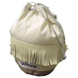 YOUNG&OLSEN × OUTDOOR PRODUCTS Westeren Outdoor Schultertasche aus Nylon und Leder - Autre Marque