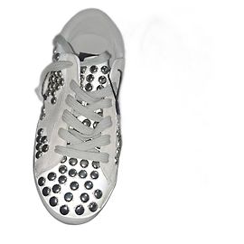 Golden Goose Super star Sneaker aus weißem Leder