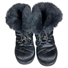 Stivaletti Kurt Geiger Orson Puffer beige in ecopelliccia