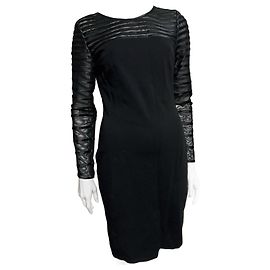 Halston Heritage Beeindruckendes kleines schwarzes Kleid / Cocktailkleid