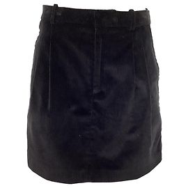 Falda Mini A-Line Marni en pana negra