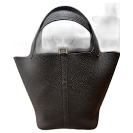 Picotin 22 clemence ebene HRW gold - Hermès