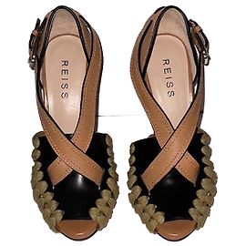 Décolleté Reiss in pelle beige taglia 37