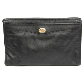 Bolso de mano de cuero Gucci Interlocking 575991