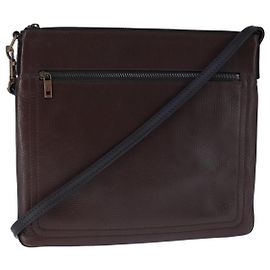 LOUIS VUITTON Utah Shawnee MM Borsa a Spalla in Pelle Marrone M93453 LV Auth hk1878