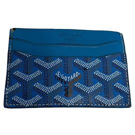 Goyard Blau Monogramm Saint Sulpice Kartenhalter