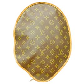 Housse de raquette Louis Vuitton marron en toile