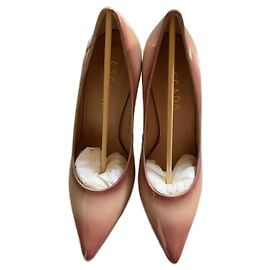 Escada High Heels Lackleder Rosa Nude Farbverlauf