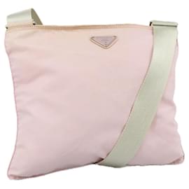Borsa a Spalla PRADA in Nylon Rosa Argento Autentica ki5274 - Prada