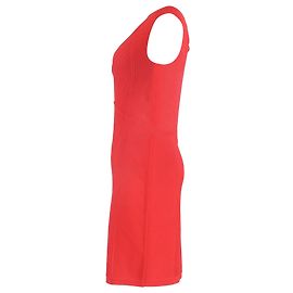 Abito mini in viscosa rossa con scollo a V lavorato a maglia di Diane Von Furstenberg
