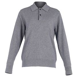 Autre Marque Sig. P. Polo a maniche lunghe in cashmere grigio