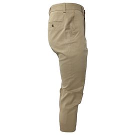 Hugo Boss Bügelfaltenhose aus cremefarbener Baumwolle