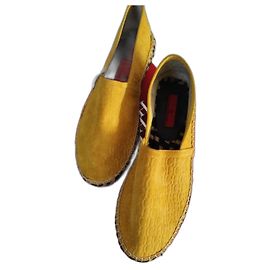 Espadrillas Carolina Herrera in pelle senape