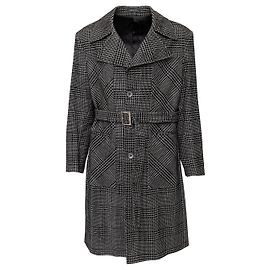 Karierter langer Mantel von Emporio Armani