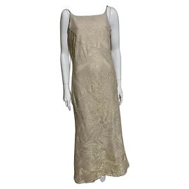 Joseph Ribkoff Vestido de noche dorado en estilo sirena