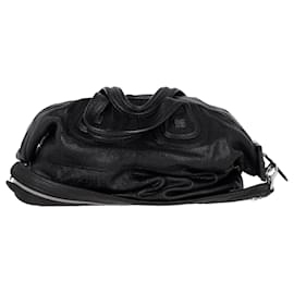 Bolso de mano Givenchy Nightingale en cuero negro