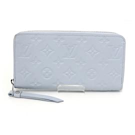 Louis Vuitton Zippy Geldbörse in gewaschenem Blau