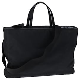 Borsa a mano PRADA in nylon 2 vie nera Auth bs21184