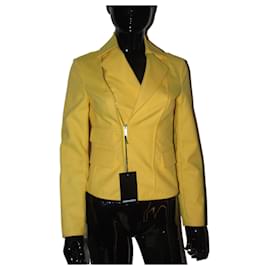 Dsquared2 Blazer Gelb Baumwolle
