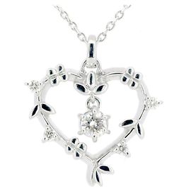 Autre Marque Collana in diamante a forma di cuore 4℃ in Au750