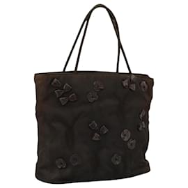 Borsa a mano PRADA in nylon marrone argento autentica bs20899 - Prada