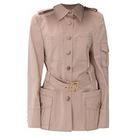 Seltene Blazerjacke mit Medusa-Kopfknopf Versace S/S 2005