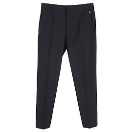 Pantaloni dritti Chloé in lana nera