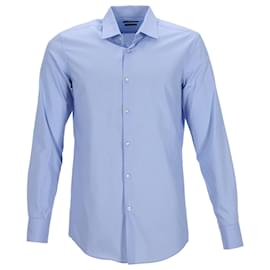 Boss Hugo Boss Slim Fit Hemd aus hellblauem Baumwollstoff