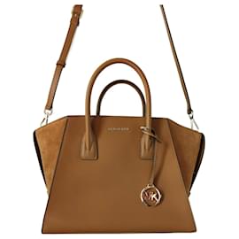 Michael Kors April 2 Handtasche aus Leder camelbraun