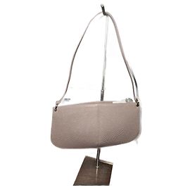 Louis Vuitton Epi Pochette Demi Lune M52622 Grigio Lilla Pelle