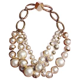 Collar Christian Dior de Perlas Dorado