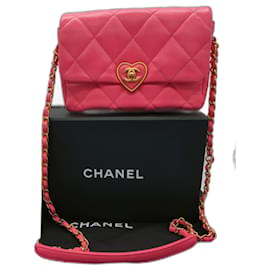 Borsa a Tracolla Chanel Cocco Love CC Heart Flap