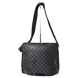 Louis Vuitton Damier Graphite Renzo Umhängetasche Grau/Schwarz