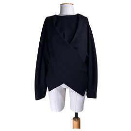 Henrik Vibskov Hazi Bluse mit langen Ärmeln Schwarz