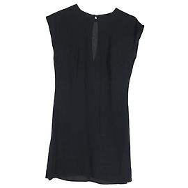 Vestido Mini Reformation en Viscosa Negra