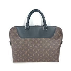 Borsa Porta Documenti Giorno Monogramma Macassar Louis Vuitton