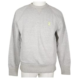 Grauer Baumwollpullover für Herren von Louis Vuitton