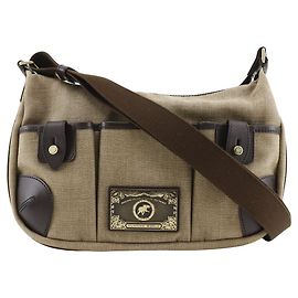 Autre Marque Borsa a spalla in tela Hunting World beige