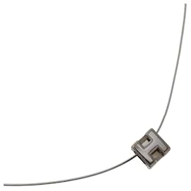 Collier d'H en argent Hermès Caged