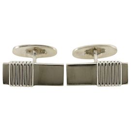 Autre Marque Gemelos cuadrados Georg Jensen en plata 925