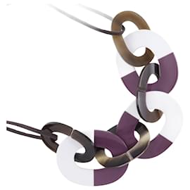 Hermes Lacquer Buffalo Horn Necklace - Hermès