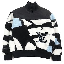 Chaqueta de forro polar con logo Ice Pattern de Louis Vuitton L
